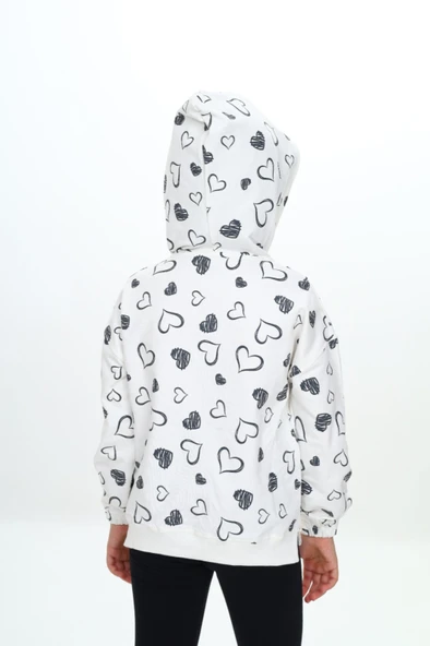 Toontoy Kız Çocuk Kapüşonlu Hırka - Resim 12