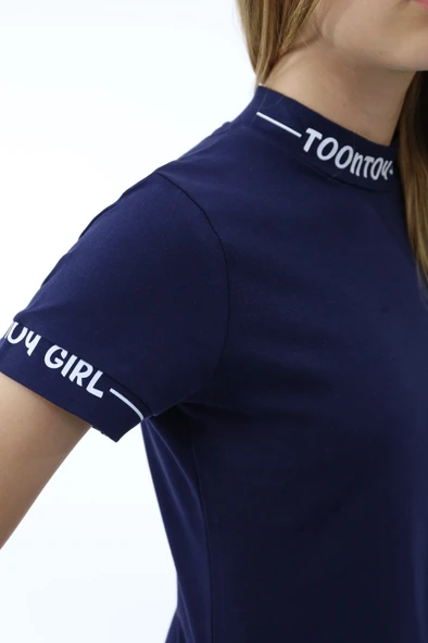 Toontoy Kız Çocuk Okul Tişört