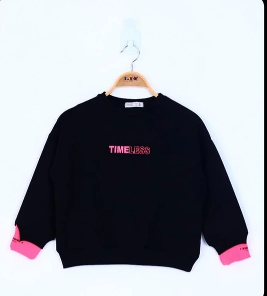 Toontoy Kız Çocuk Timeless Baskılı Sweatshirt - Resim 5