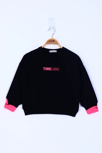 Toontoy Kız Çocuk Timeless Baskılı Sweatshirt ürün görseli