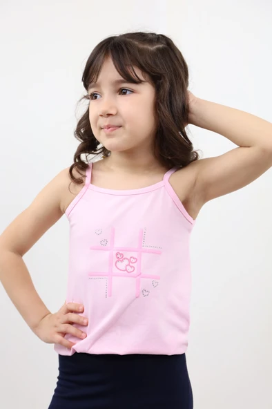 Toontoy Kız Bebek Baskılı Atlet - 4