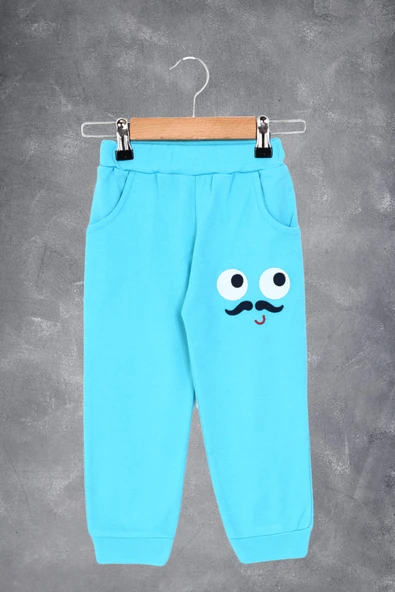 Toontoy Erkek Çocuk İki Yanı Cepli Nakışlı Eşofman Alt - Resim 7