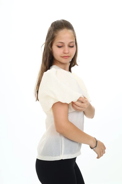 Toontoy Kız Çocuk Okul Tişört - 2