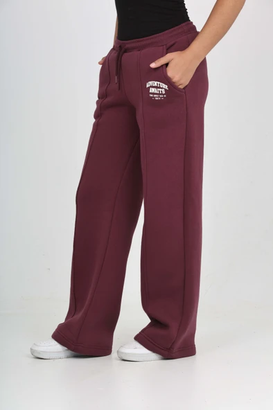 Toontoy Kız Çocuk Bol Paça Baskılı Eşofman Alt - 12