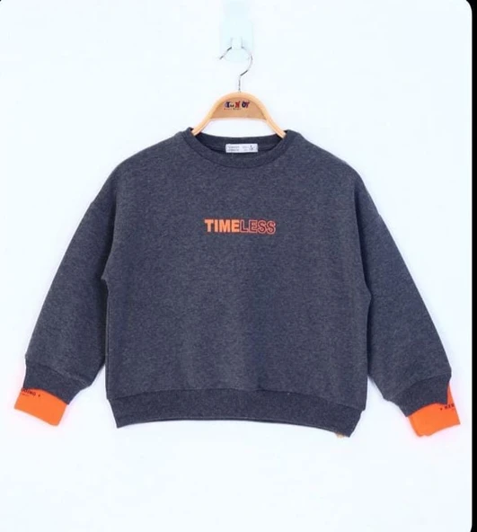 Toontoy Kız Çocuk Timeless Baskılı Sweatshirt - Resim 6