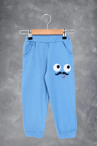 Toontoy Erkek Çocuk İki Yanı Cepli Nakışlı Eşofman Alt ürün görseli 1