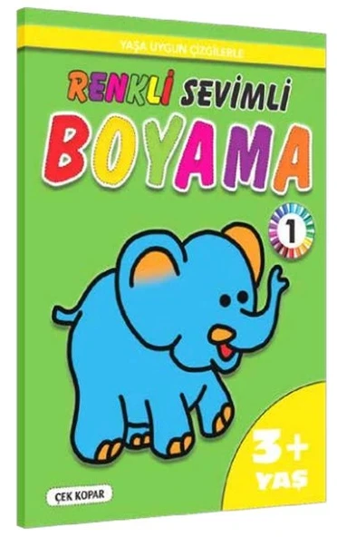 Renkli Sevimli Boyama -1 (3+Yaş) ürün görseli