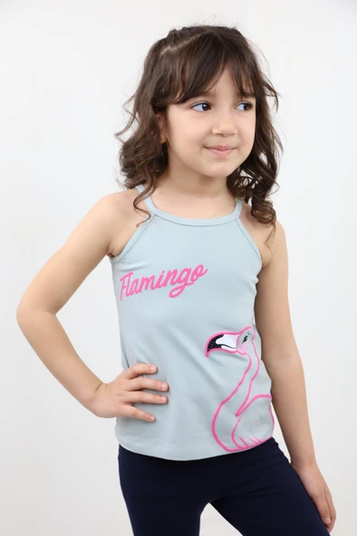 Toontoy Kız Bebek Baskılı Atlet - 6