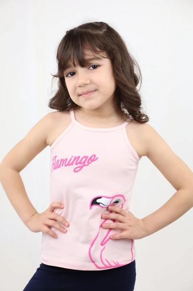 Toontoy Kız Bebek Baskılı Atlet - 3