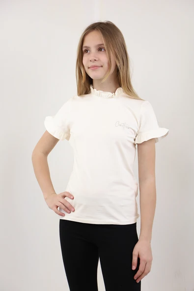 Toontoy Kız Çocuk Okul Tişört - 2