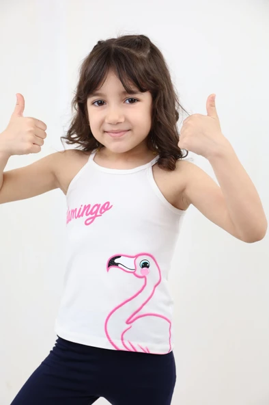 Toontoy Kız Bebek Baskılı Atlet