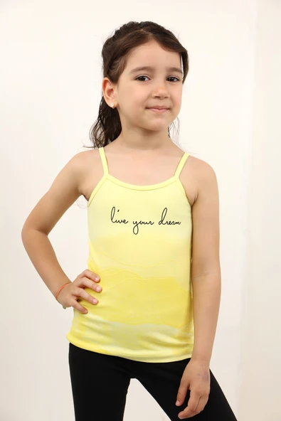 Toontoy Kız Bebek Baskılı Atlet