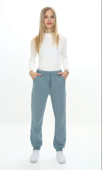 Toontoy Kız Çocuk Nakışlı Eşofman Alt