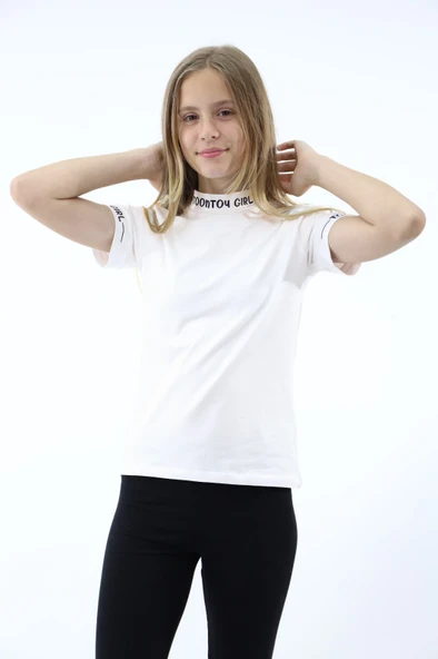 Toontoy Kız Çocuk Okul Tişört - 6