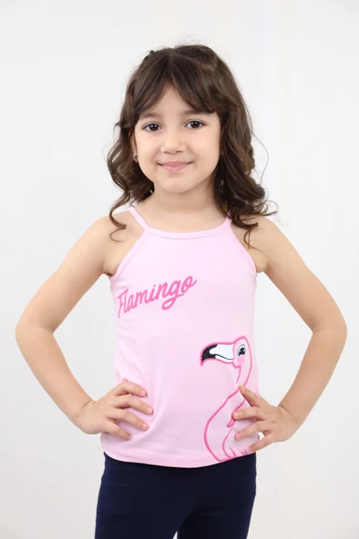 Toontoy Kız Bebek Baskılı Atlet - 2