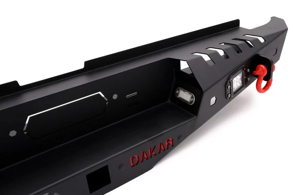 OMSA Toyota Hilux Dakar Çelik Arka Tampon Ledli Sensörlü-Sensörsüz 2006-2015 Arası - Resim 3