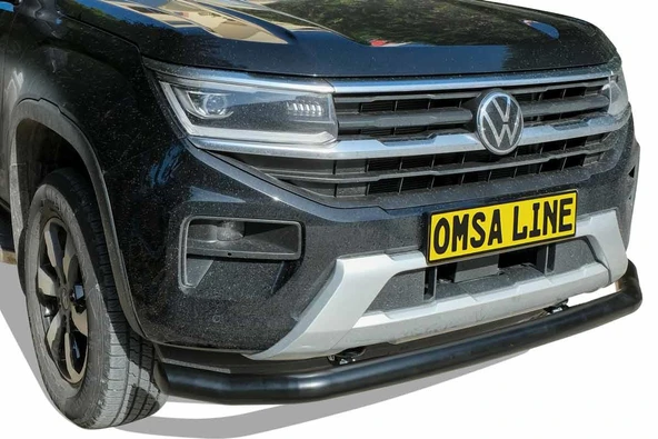OMSA VW Amarok Texas Ön Alt Koruma Çap:76 Siyah 2022 ve Sonrası - Resim 2