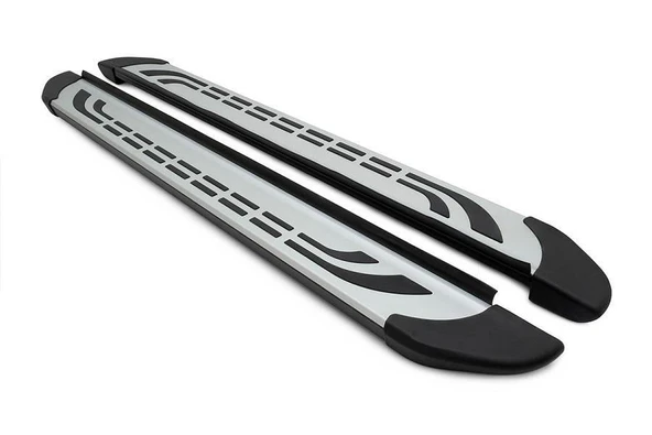 Omsa Line Ford Tourneo Custom 2012-2023 Uzun Şasi Faba Gri Yan Basamak