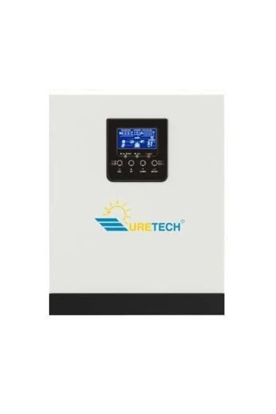 URETECH 1500VA 1200 Watt 12V Tam Sinüs Akıllı MPPT 40A İnverter HMS1.5K-12V ürün görseli 1
