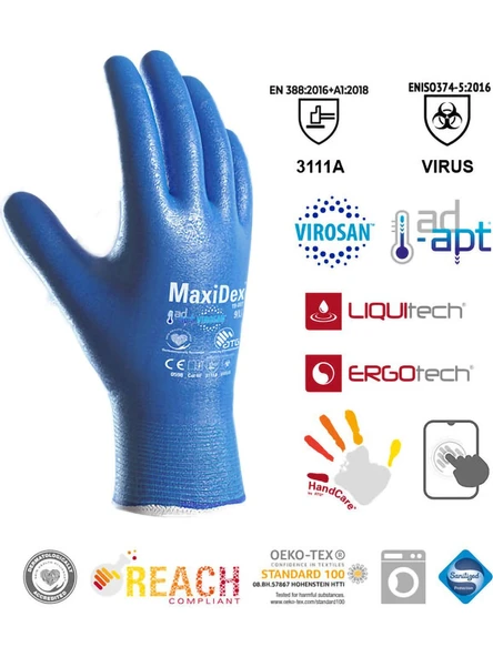 ATG MAXİDEX 19-007 10 NO ELDİVEN ürün görseli