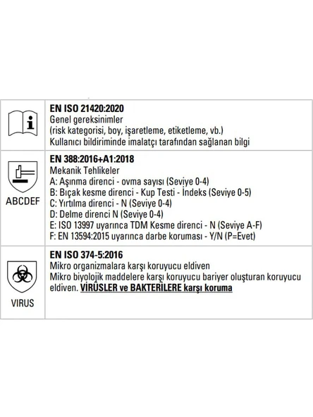 ATG MAXİDEX 19-007 10 NO ELDİVEN - Resim 3