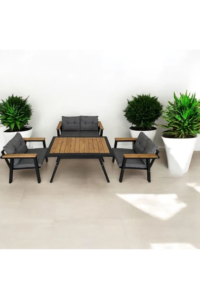 Dekoroom's Venüs 2 1 1 Balkon Takımı, Bahçe Mobilyası, Çay Seti, Kafe Oturma Grubu, Teras Koltuk Takımı, ürün görseli