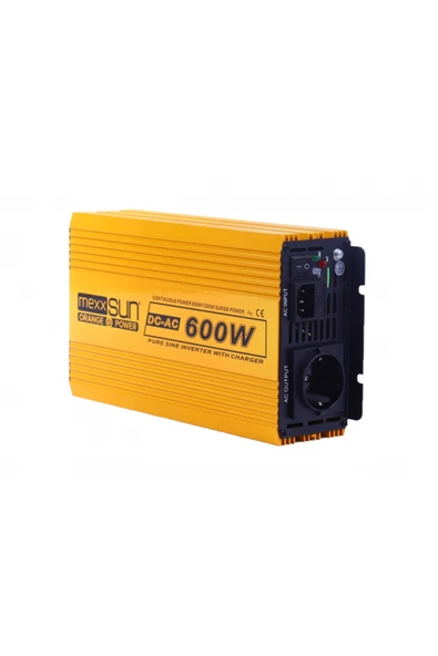 MEXXSUN 600 Watt 12v/220v Tam Sinüs Şarjlı Inverter - Resim 3