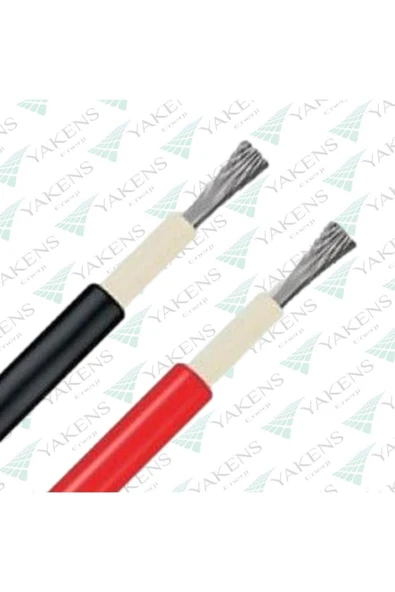 Ege Kablo Mc4 Soketli (20M 20M) 40 Metre 6mm Güneş Paneli Hazır Solar Kablo Siyah Kırmızı - Resim 7