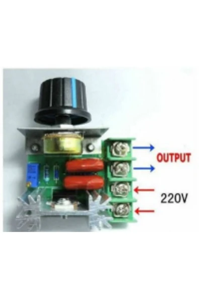 URETECH 2000 Watt Motor Hız Kontrol Devresi Dimmer ürün görseli 1