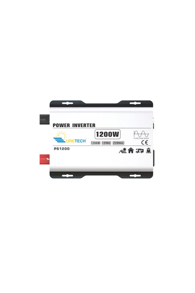URETECH 1200 WATT 12V TAM SİNÜS İNVERTER ürün görseli 1