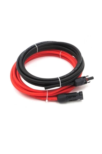 Ege Kablo Mc4 Soketli 15m+15m Toplam 30 Metre 6mm Solar Panel Kablosu ürün görseli 1