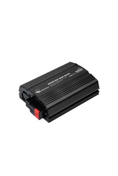 URETECH 600 W Watt 12 V Volt Modifiye Sinüs Inverter 12vdc-220vac ürün görseli 1