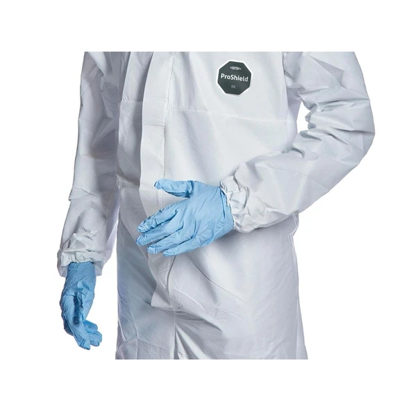ProShield 60 Lamineli Tek Kullanımlık Kimyasal Dayanımlı Koruyucu Tulum XL - Resim 5