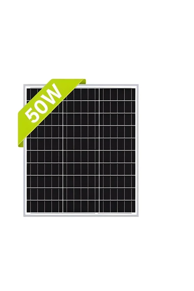 URETECH 50 Watt Monokristal Güneş Paneli ürün görseli 1