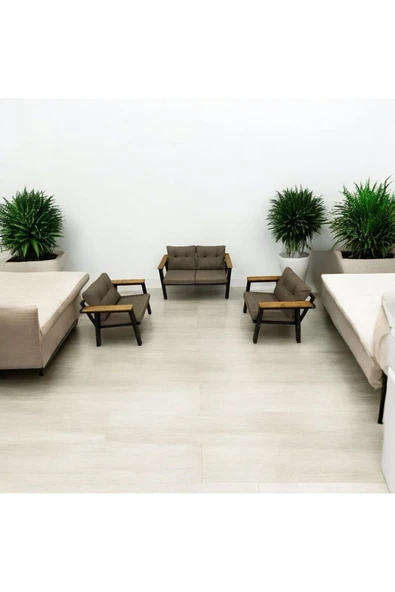 Dekoroom's Venüs 2 1 1 Balkon Takımı, Bahçe Mobilyası, Çay Seti, Kafe Oturma Grubu, Teras Koltuk Takımı ürün görseli