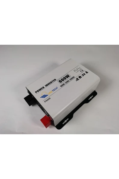 URETECH 600 Watt 12v Tam Sinüs Inverter 600 W 12v-220v Invertör - Resim 2
