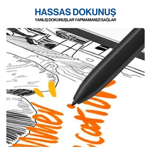 Samsung Tab S6 S6 Lite S7 S7+ S7 FE S8+ S9 S9 FE S9+ S9 Ultra S10 S10+ Uyumlu S Pen Kalem Yedek Uç - Resim 10