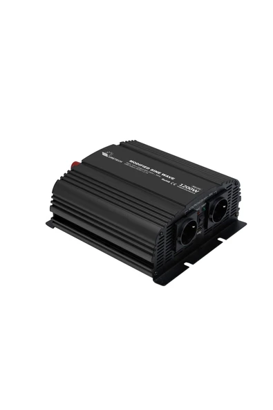 URETECH 1200 W Watt 12 V Volt Modifiye Sinüs İnverter 12Vdc-220Vac ürün görseli 1