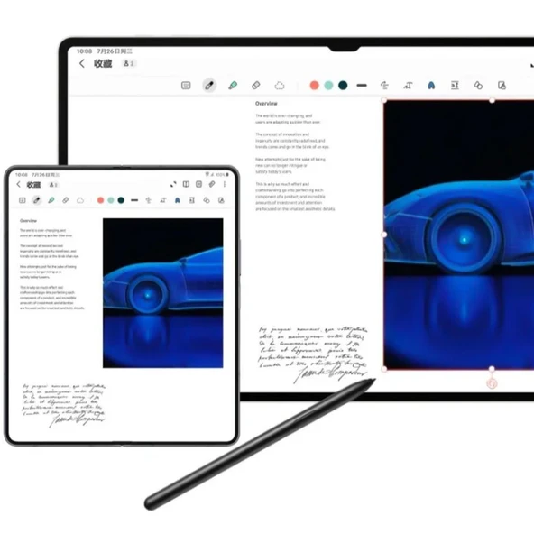 Samsung Tab S6 S6 Lite S7 S7+ S7 FE S8+ S9 S9 FE S9+ S9 Ultra S10 S10+ Uyumlu S Pen Kalem Yedek Uç - Resim 2