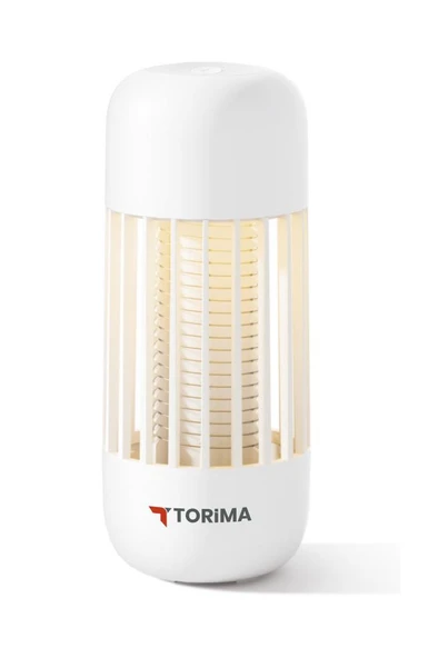 Torima SSK-11 Beyaz Şarjlı Uv Işıklı Elektrikli Sivrisinek Öldürücü Lamba Sinek Kovucu Sineksavar - Resim 2