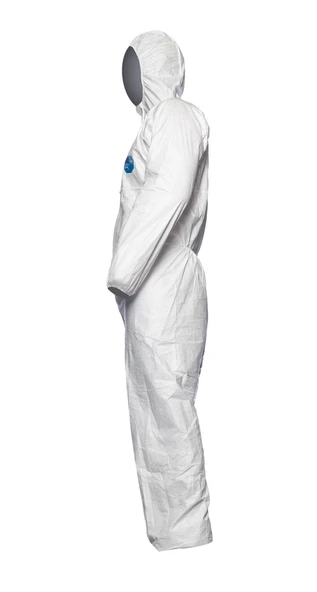 Tyvek® 500 Xpert Başlıklı Kimyasal Koruyucu Tek KullanımlıkTulum L - Resim 8