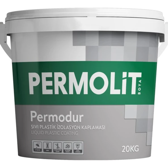 Permolit Permodur Sıvı Plastik İzolasyon Kaplaması 3,5 Kg