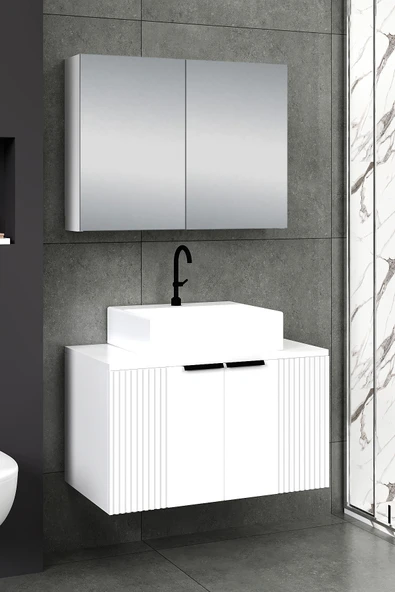 80 cm Chester Banyo Dolabı - 3
