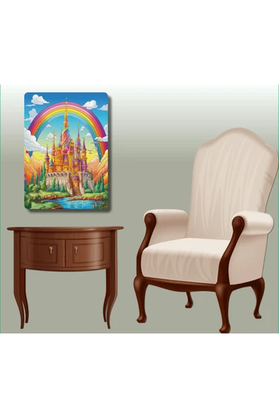 dudugift 140 PARÇA AHŞAP PUZZLE TABLO. 25X35 CM ÖLÇÜLERİNDE. ASKI APARATI İLE. KALİTELİ UV BASKI MODEL-10 - 4