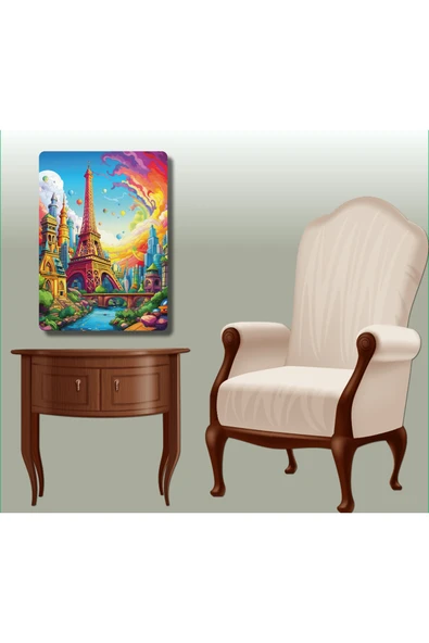 dudugift 140 PARÇA AHŞAP PUZZLE TABLO. 25X35 CM ÖLÇÜLERİNDE. ASKI APARATI İLE. KALİTELİ UV BASKI MODEL-14 - Resim 4