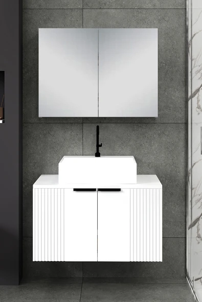 65 cm Chester Banyo Dolabı - 1