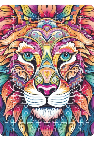 dudugift 140 PARÇA AHŞAP PUZZLE TABLO. 25X35 CM ÖLÇÜLERİNDE. ASKI APARATI İLE. KALİTELİ UV BASKI MODEL-20 - Resim 2