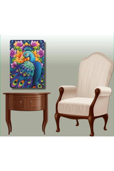 dudugift 140 PARÇA AHŞAP PUZZLE TABLO. 25X35 CM ÖLÇÜLERİNDE. ASKI APARATI İLE. KALİTELİ UV BASKI MODEL-18 - Resim 4