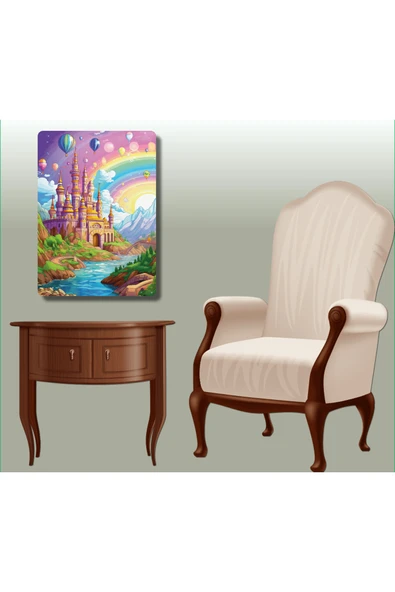 dudugift 140 PARÇA AHŞAP PUZZLE TABLO. 25X35 CM ÖLÇÜLERİNDE. ASKI APARATI İLE. KALİTELİ UV BASKI MODEL-12 - 4