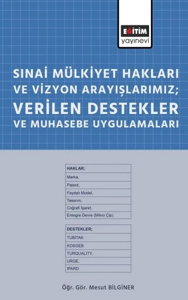 Sınai Mülkiyet Hakları ve Vizyon Arayışlarımız; Verilen Destekler ve Muhasebe Uygulamaları ürün görseli